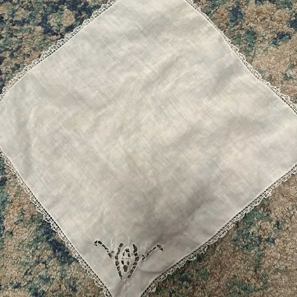 Vintage Table Linens (napkins) Lot of 3